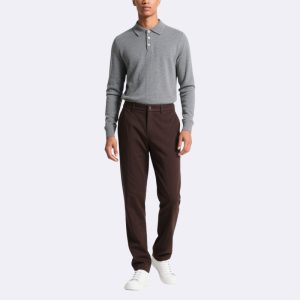 mens-dark-brown-slim-fit-chinos-straight-leg-twill-pants