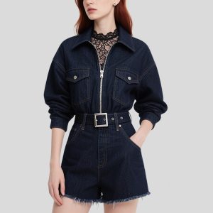 womens-trendy-fashionable-short-denim-suits